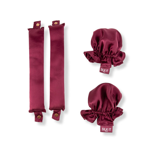 Heatless Curl Set – Burgundy