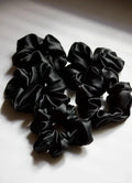 Silk Scrunchie – Black