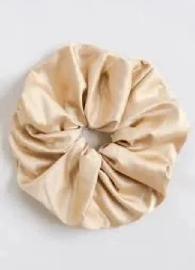 Silk Scrunchie – Nude