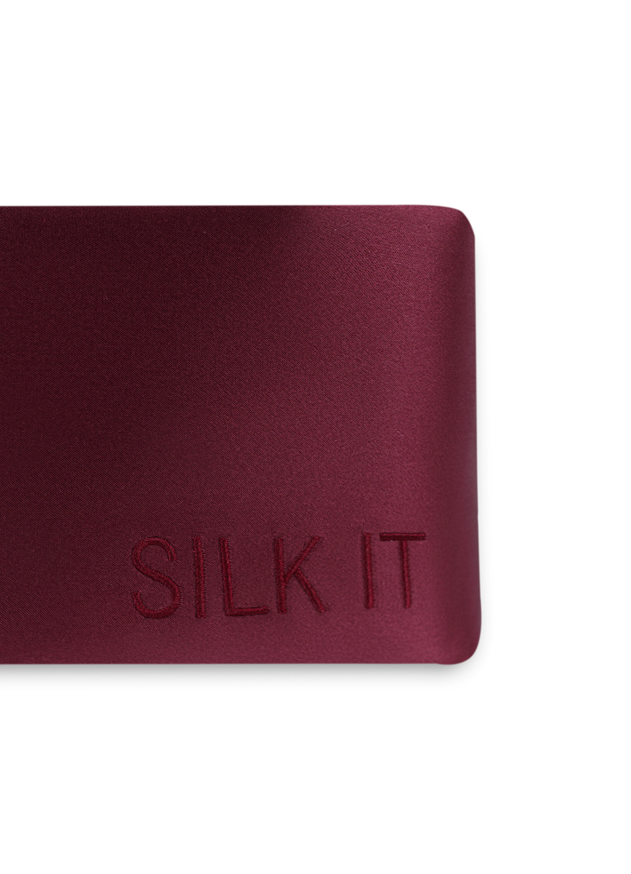 Silk Sleep Mask – Burgundy