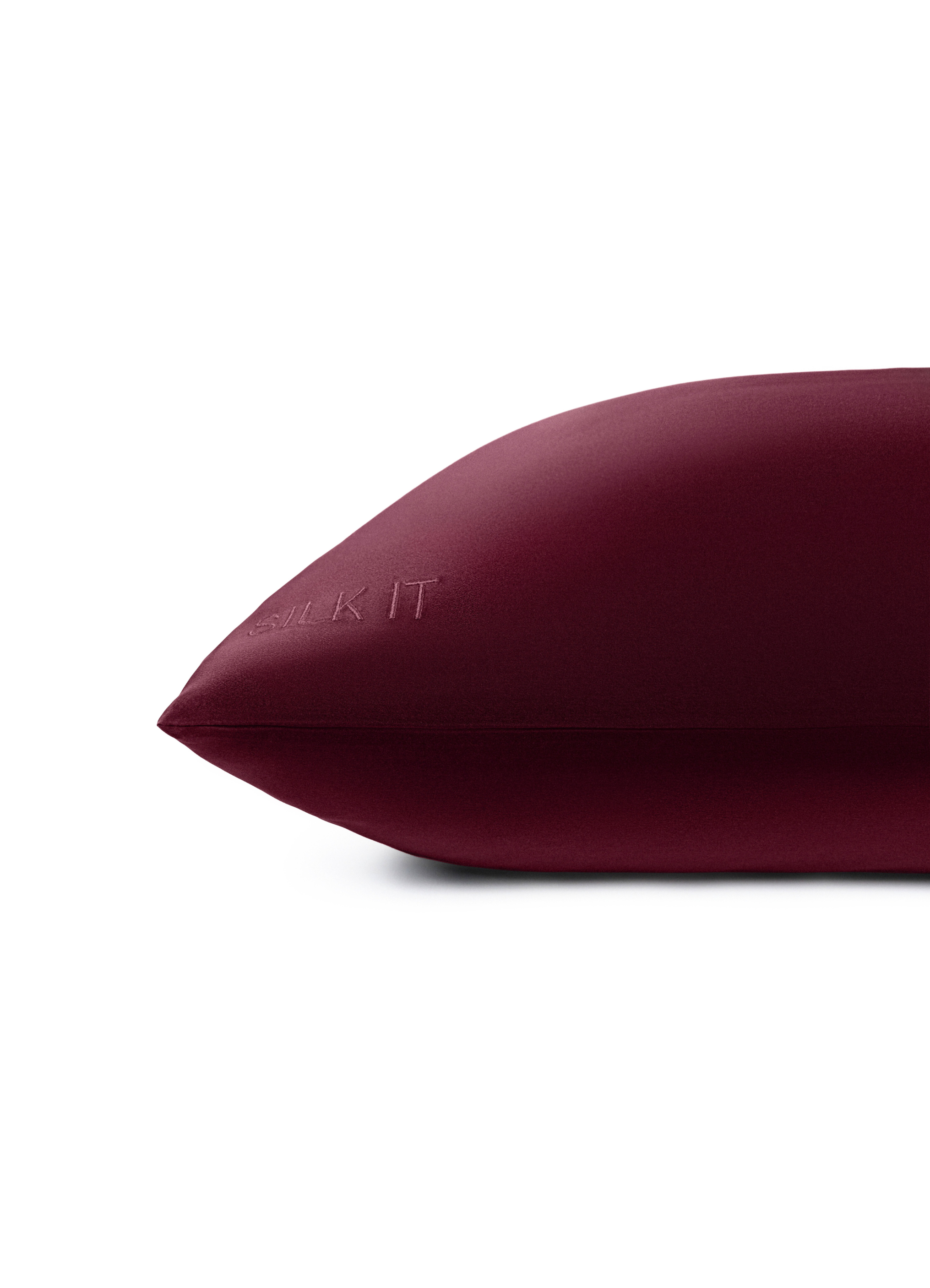 Silk Pillowcase – Burgundy