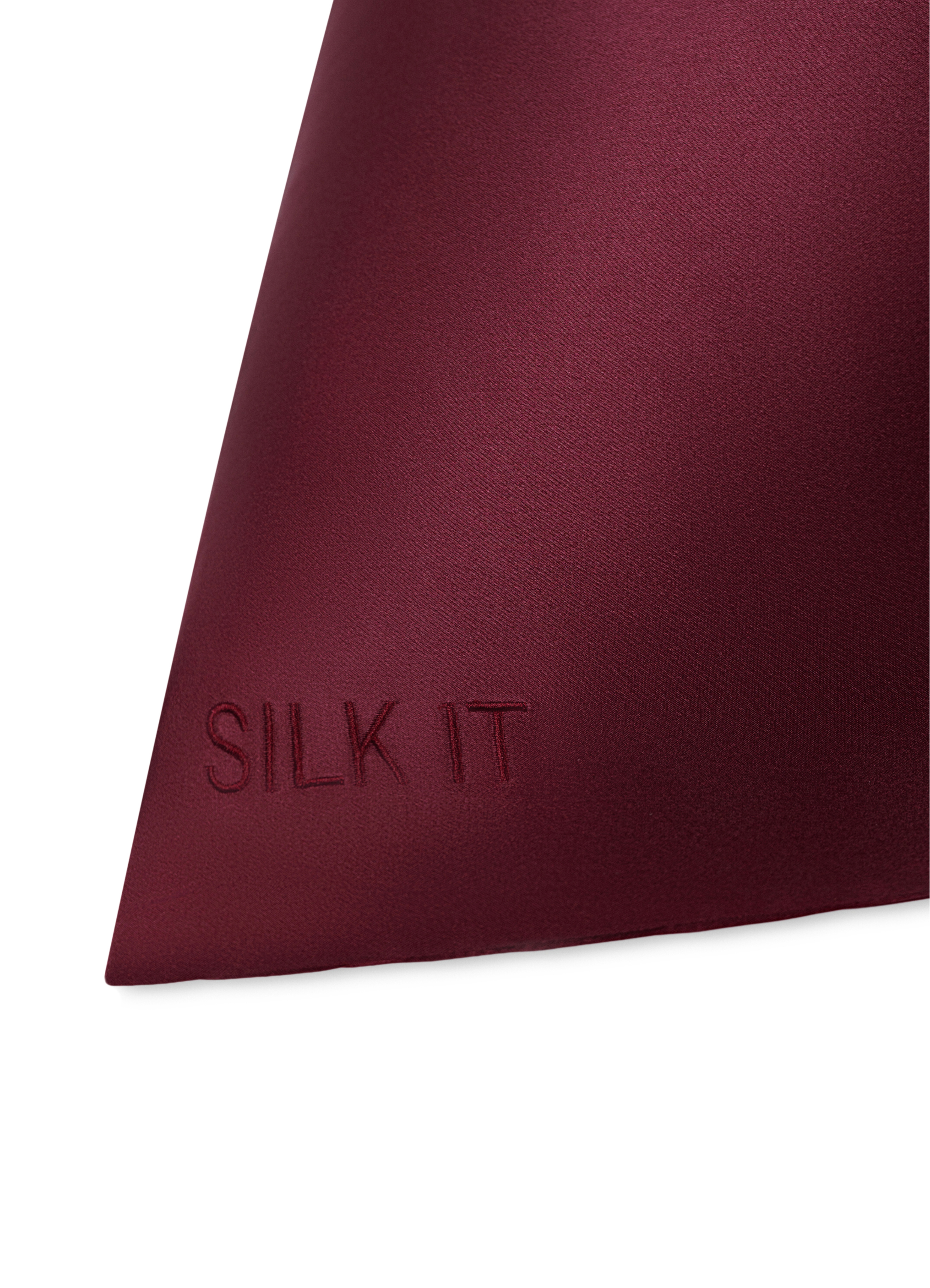 Silk Pillowcase – Burgundy